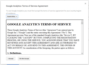 Google Analytics Terms and Conditions